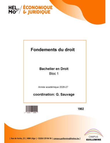 Fondements du droit