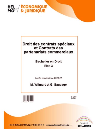 Droit des contrat spéciaux...